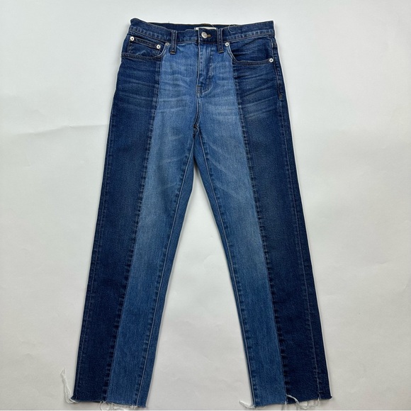 Madewell Cruiser Straight Two Tone Denim Jean Size 25 - Picture 2 of 11